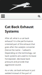 Mobile Screenshot of catbackexhaustsystems.com